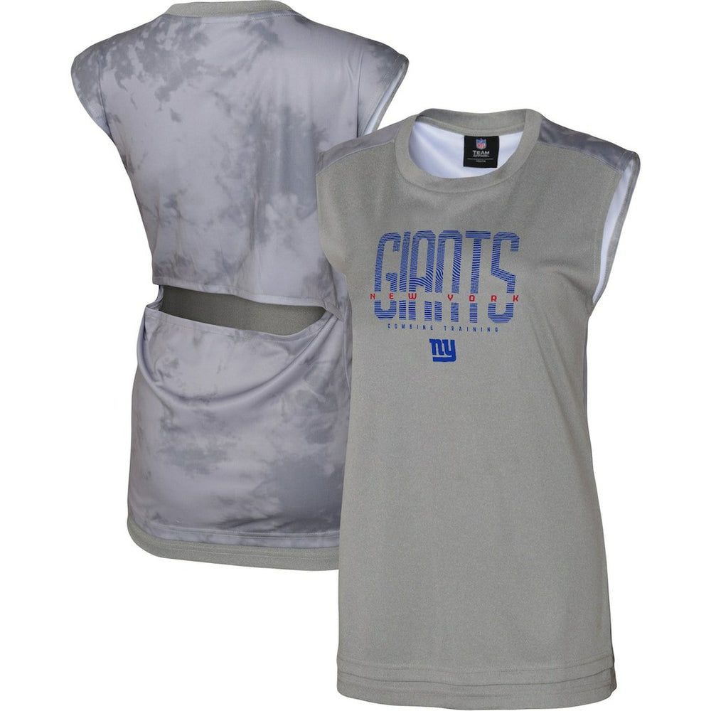 New York Giants Women's No Sweat Tank Top Gray | NFL