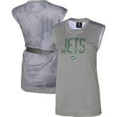 New York Jets Women's No Sweat Tank Top Gray | NFL