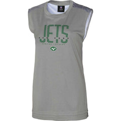 New York Jets Women's No Sweat Tank Top Gray | NFL