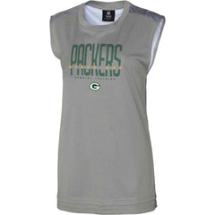 Green Bay Packers Women's No Sweat Tank Top Gray | NFL