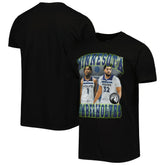 Anthony Edwards & Karl-Anthony Towns Minnesota Timberwolves Stadium Essentials Unisex Player Duo T-Shirt Black - NBA