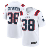 Rhamondre Stevenson New England Patriots Game Player Jersey White | Nike for Sale