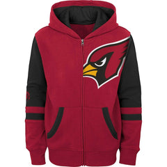 Arizona Cardinals Youth Colorblock Full-Zip Hoodie Cardinal | NFL