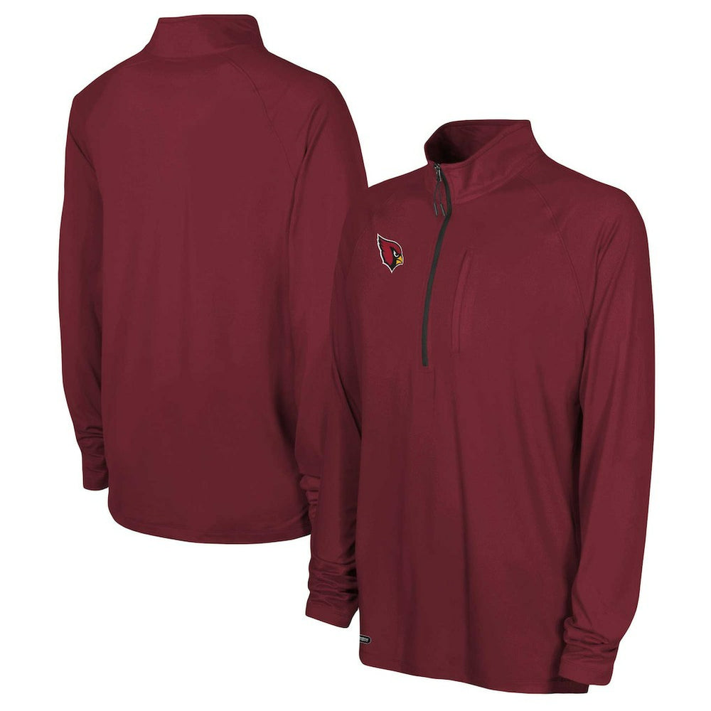 Arizona Cardinals Combine Authentic Raglan Quarter-Zip Top Cardinal | NFL