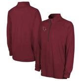 Arizona Cardinals Combine Authentic Raglan Quarter-Zip Top Cardinal | NFL