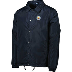 Manchester City Coaches Full-Snap Jacket Navy - FIFA World CUP