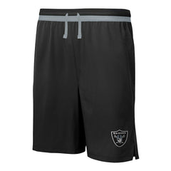 Las Vegas Raiders Cool Down Tri-Color Elastic Training Shorts Black | NFL