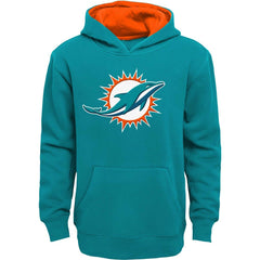 Miami Dolphins Youth Prime Pullover Hoodie Aqua | NFL