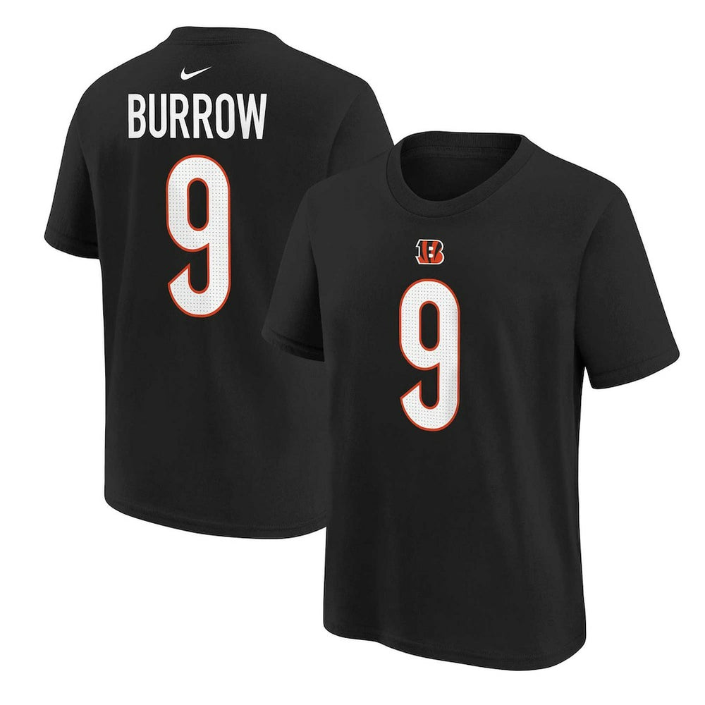 Joe Burrow Cincinnati Bengals Youth Player Name & Number T-Shirt Black | Nike for Sale