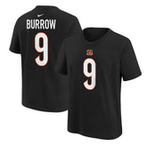 Joe Burrow Cincinnati Bengals Youth Player Name & Number T-Shirt Black | Nike for Sale