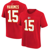 Patrick Mahomes Kansas City Chiefs Youth Player Name & Number T-Shirt Red | Nike for Sale
