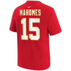 Patrick Mahomes Kansas City Chiefs Youth Player Name & Number T-Shirt Red | Nike for Sale
