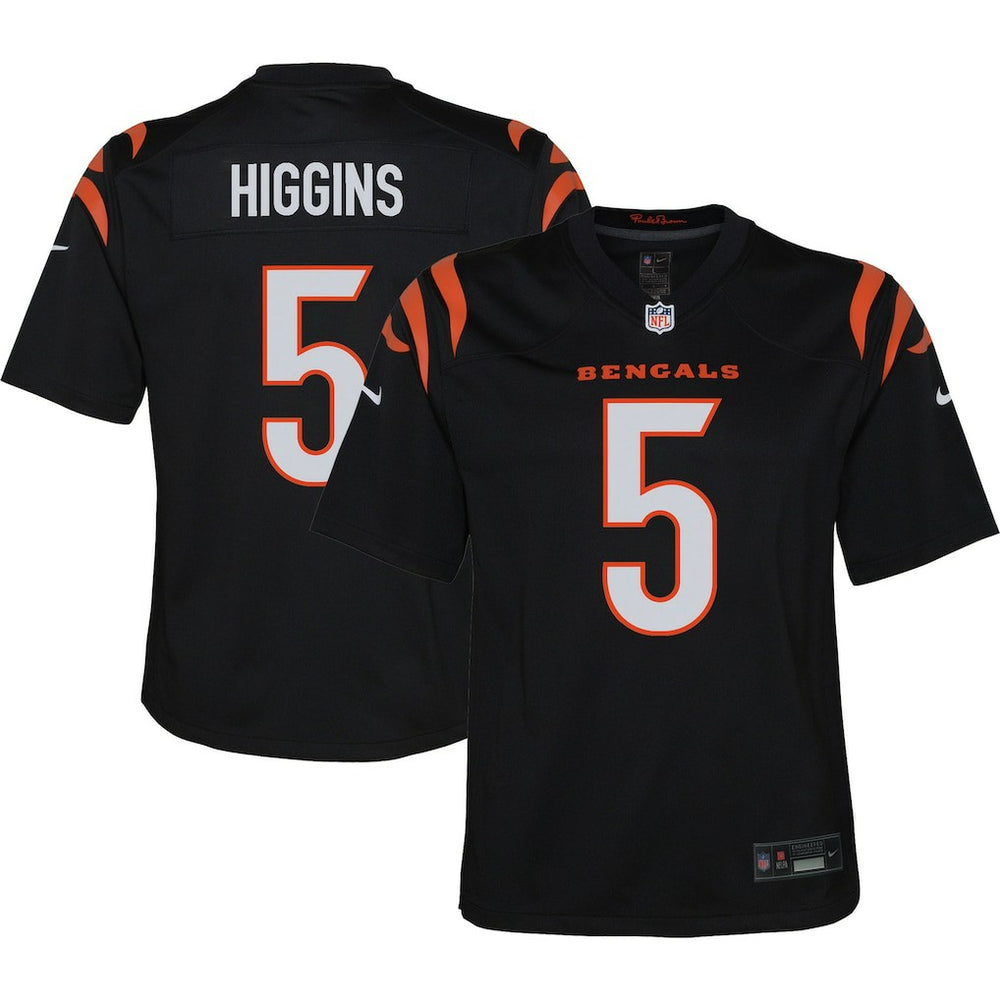 Tee Higgins Cincinnati Bengals Youth Game Jersey Black | Nike for Sale