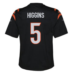 Tee Higgins Cincinnati Bengals Youth Game Jersey Black | Nike for Sale