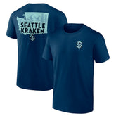 Seattle Kraken Territorial T-Shirt - Deep Sea Blue - NHL