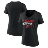 Carolina Hurricanes Women's Represent V-Neck T-Shirt - Black - NHL