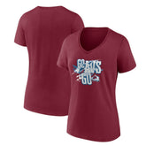 Colorado Avalanche Women's Represent V-Neck T-Shirt - Burgundy - NHL