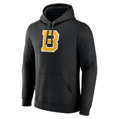 Boston Bruins Alternate Logo Pullover Hoodie - Black - NHL