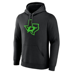 Dallas Stars Alternate Logo Pullover Hoodie - Black - NHL