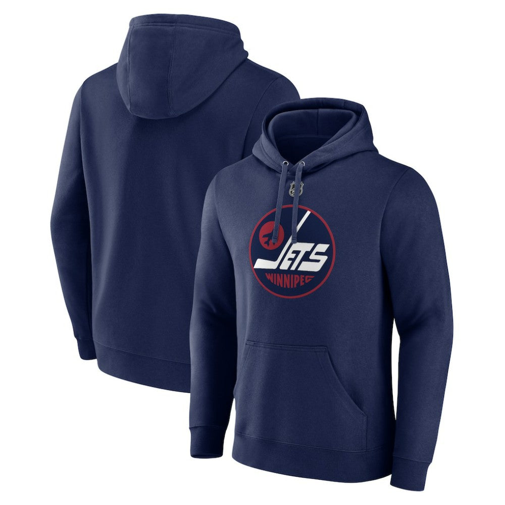 Winnipeg Jets Alternate Logo Pullover Hoodie - Navy - NHL
