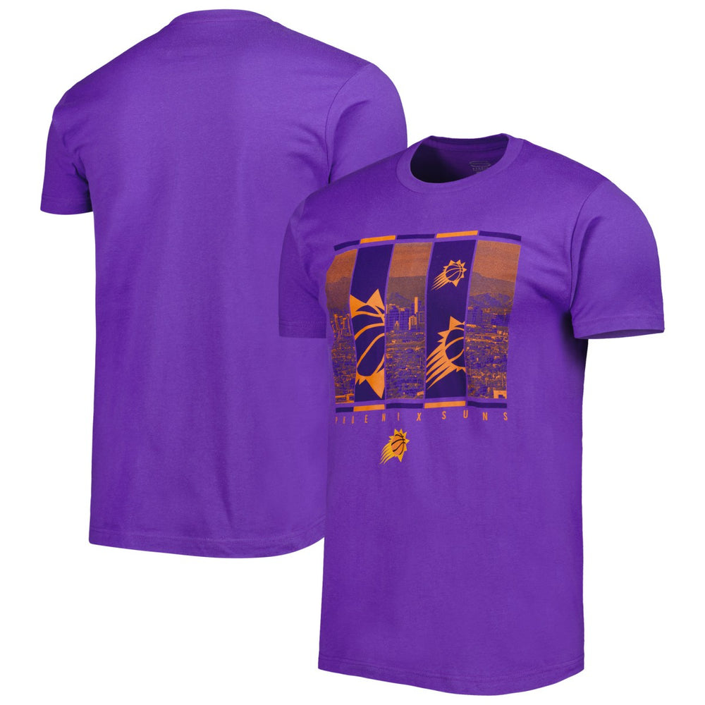 Phoenix Suns Stadium Essentials City Skyline T-Shirt Purple - NBA