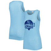 Kansas City Royals Soft as a Grape Women's Tri-Blend Tank Top - MLB