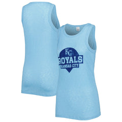 Kansas City Royals Soft as a Grape Women's Tri-Blend Tank Top - MLB