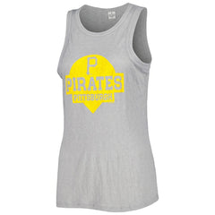 Pittsburgh Pirates Soft as a Grape Women's Tri-Blend Tank Top - MLB