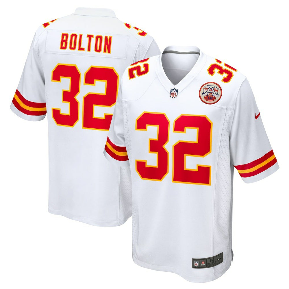 Nick Bolton Kansas City Chiefs Away Game Player Jersey White | Nike for Sale