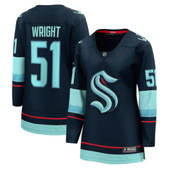 Shane Wright Seattle Kraken Fanatics Women's Home Breakaway Jersey - Deep Sea Blue - NHL