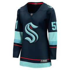 Shane Wright Seattle Kraken Fanatics Women's Home Breakaway Jersey - Deep Sea Blue - NHL