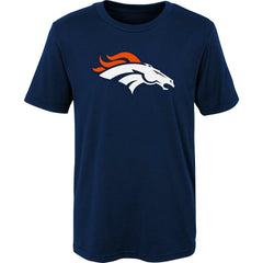 Denver Broncos Preschool Primary Logo T-Shirt Navy | NFL