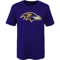 Baltimore Ravens Preschool Primary Logo T-Shirt Purple | NFL