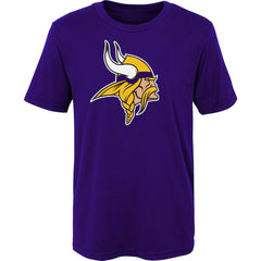 Minnesota Vikings Preschool Primary Logo T-Shirt Purple | NFL
