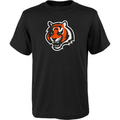 Cincinnati Bengals Outerstuff Youth Primary Logo T-Shirt Black | NFL