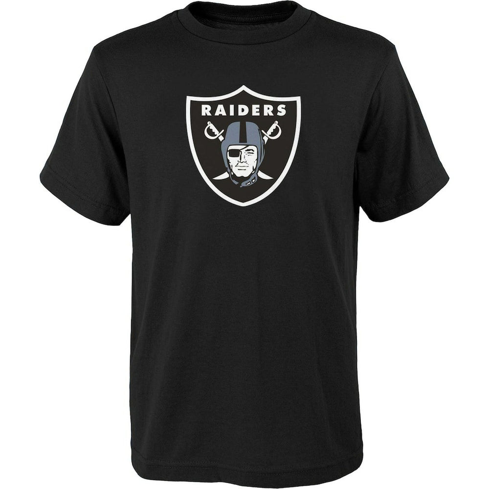 Las Vegas Raiders Outerstuff Youth Primary Logo T-Shirt Black | NFL