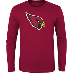 Arizona Cardinals Youth Primary Logo Long Sleeve T-Shirt Cardinal | NFL