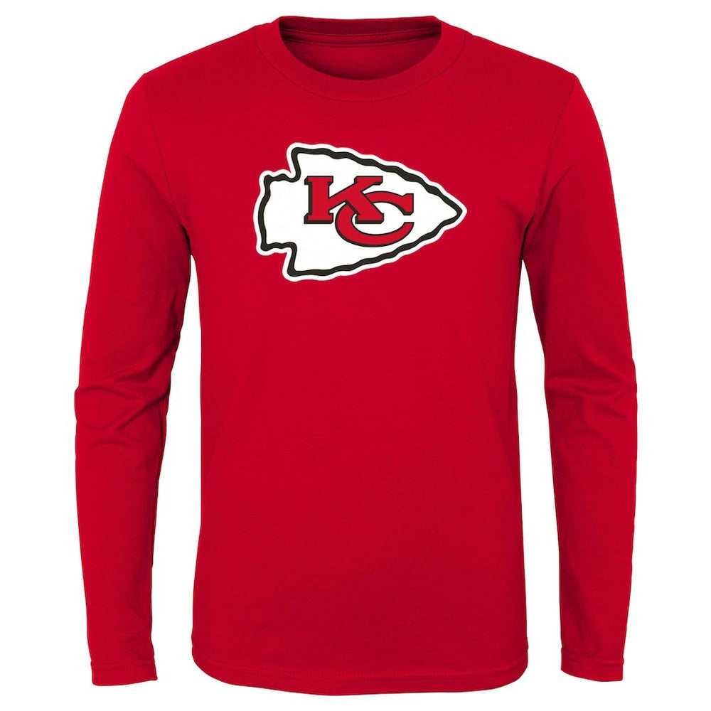 Kansas City Chiefs Preschool Primary Logo Long Sleeve T-Shirt Red | NFL