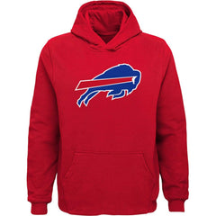 Buffalo Bills Youth Team Logo Pullover Hoodie Red | NFL