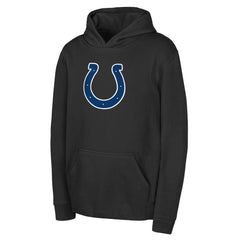 Indianapolis Colts Youth Team Logo Pullover Hoodie Black | NFL