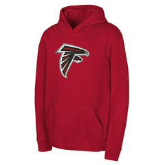 Atlanta Falcons Youth Team Logo Pullover Hoodie Red | NFL