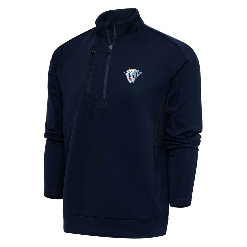 Nashville Predators Antigua Special Edition 2.0 Generation Quarter-Zip Pullover Top - Navy - NHL