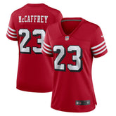 Christian McCaffrey San Francisco 49ers Women's Player Jersey Scarlet | Nike for Sale