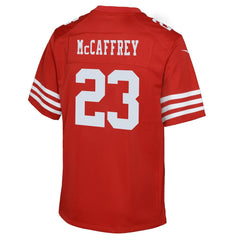 Christian McCaffrey San Francisco 49ers Youth Game Jersey Scarlet | Nike for Sale