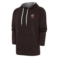Cleveland Browns Antigua Team Logo Victory Pullover Hoodie Brown | NFL