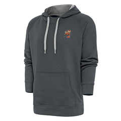 Cleveland Browns Antigua Team Logo Victory Pullover Hoodie Charcoal | NFL