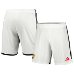Manchester United 2023/24 Home Replica Shorts White | Adidas