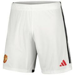 Manchester United 2023/24 Home Replica Shorts White | Adidas