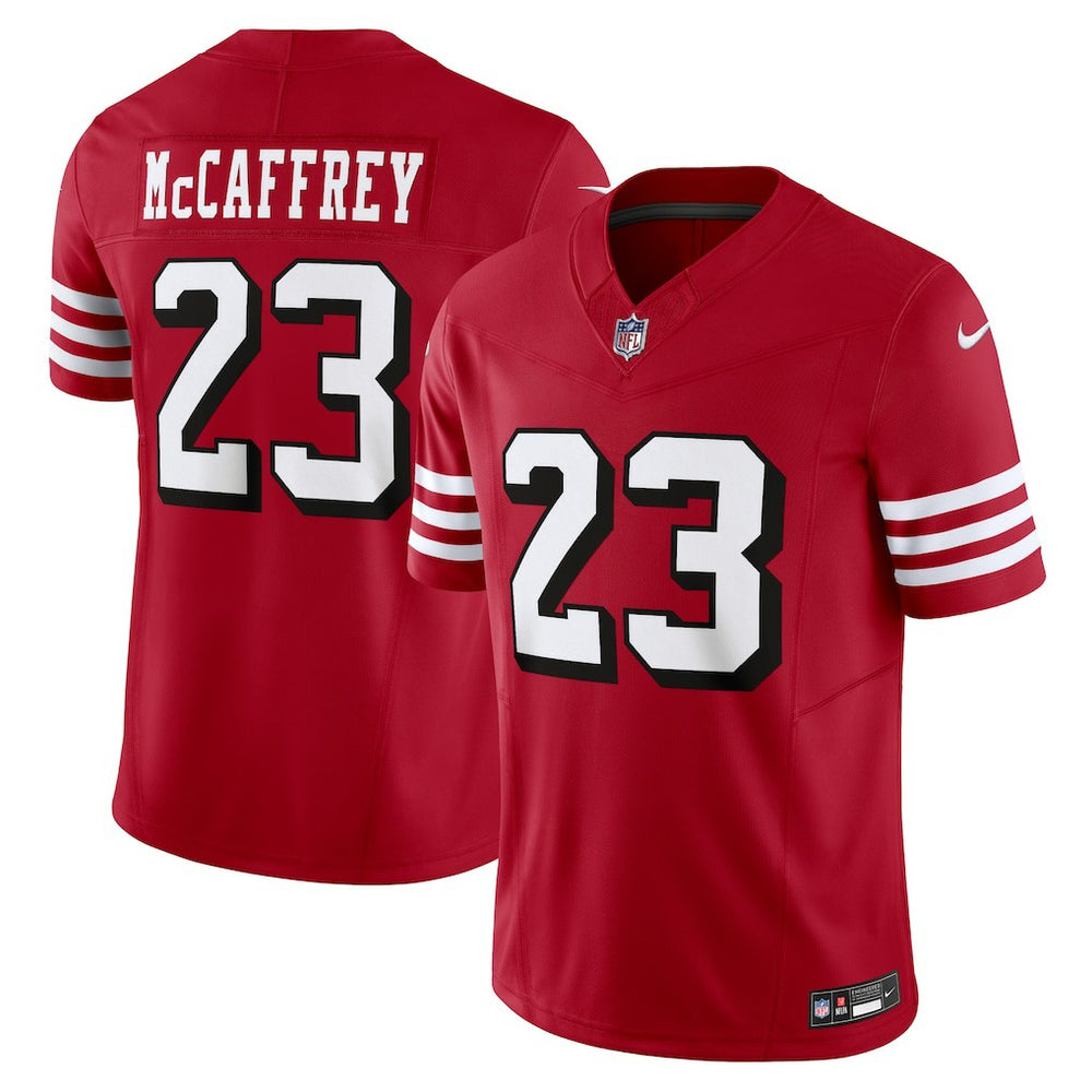 Christian McCaffrey San Francisco 49ers Vapor F.U.S.E. Limited Jersey Scarlet | Nike for Sale