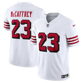 Christian McCaffrey San Francisco 49ers Vapor F.U.S.E. Limited 2nd Alternate Jersey White | Nike for Sale
